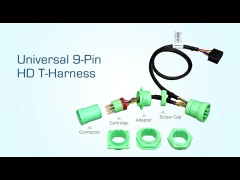 Universal 9-Pin Heavy Duty T-Harness Installation